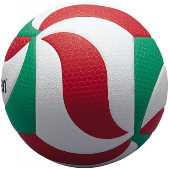 Волейбольний м'яч Molten FLISTATEC FIVB, червоний/білий/зелений, офіційний, для змагань