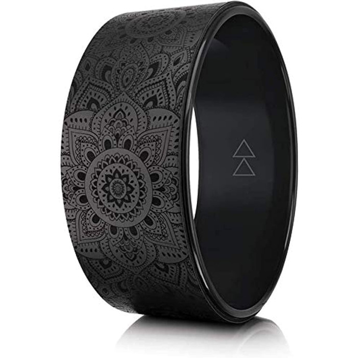 Йога-колесо Yoga Design Lab Mandala Night, міцне, екологічне, для глибокої розтяжки та виправлення постави