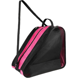 Сумка для роликів та ковзанів для дітей, рожева, з регульованими ремінцями та відділеннями