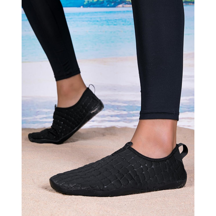 Водні шкарпетки для плавання та відпочинку на пляжі, чорного кольору, розмір 46 EU