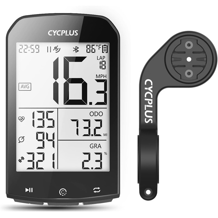 Велокомп'ютер GPS CYCPLUS, бездротовий, водонепроникний, велотахометр з Bluetooth і ANT+, 2,9