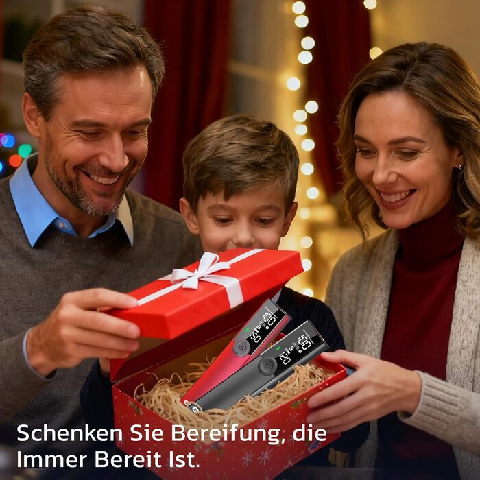 Електрична велосипедна помпа Woowind BP188 з акумулятором, 120-150 PSI, компресор для авто, мотоцикла та велосипеда, сумісна з усіма клапанами