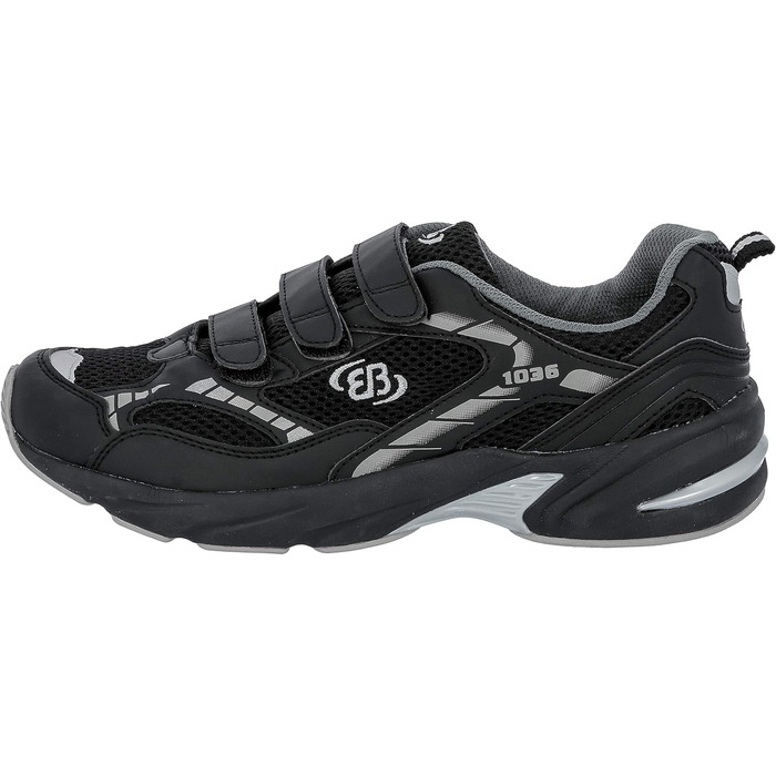 Кросівки для фітнесу Brütting Force V Unisex Біло-сині/Срібні (37 EU, Чорний/Сірий)