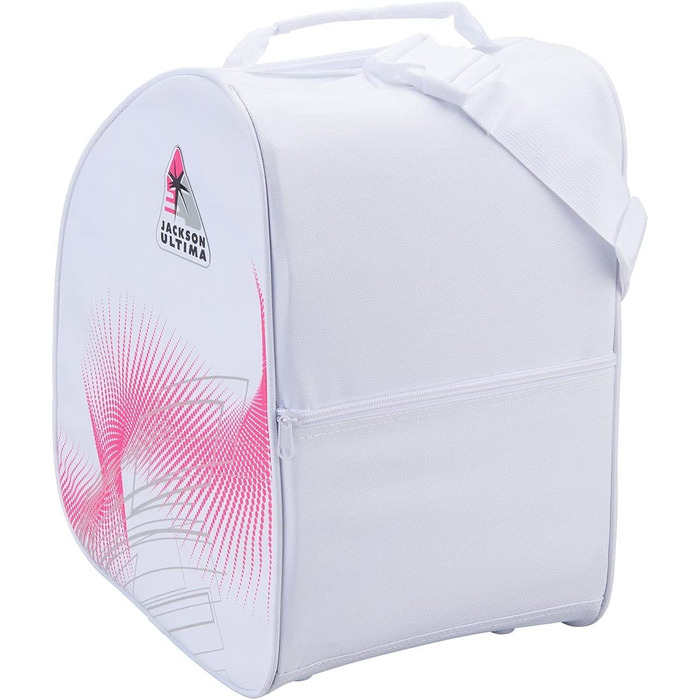 Сумка для ковзанів Jackson Ultima | Якість Olympian | Біло-рожевий колір, один розмір