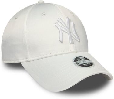 Кепка New Era New York Yankees MLB 9Forty з сатину, біла, регульована, для жінок