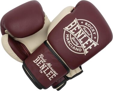 Боксерські рукавички BENLEE Wakefield 14oz, шкіряні, бордові