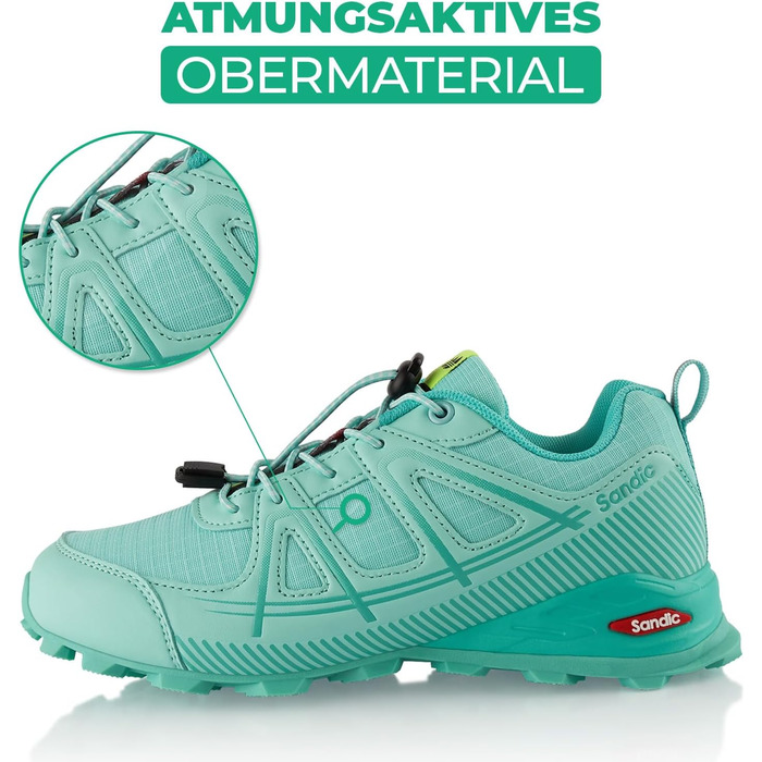 Трекінгові черевики для жінок та чоловіків, дихаючі, для трекінгу та трейлраннінгу, 37 EU, блакитні