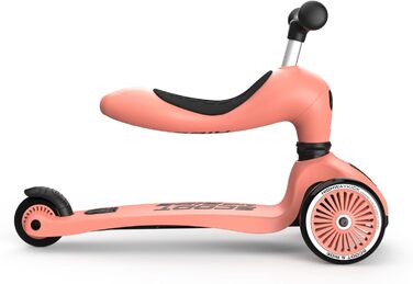 Kickboard Highway Kick 1 Scoot & Ride 2-в-1 з сидінням - персиковий колір, універсальний розмір