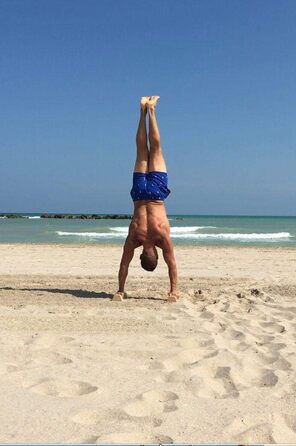 Дерев'яні упори RS SPORT для калістеніки, низькі бруси для віджимань, кросфіту та фітнесу