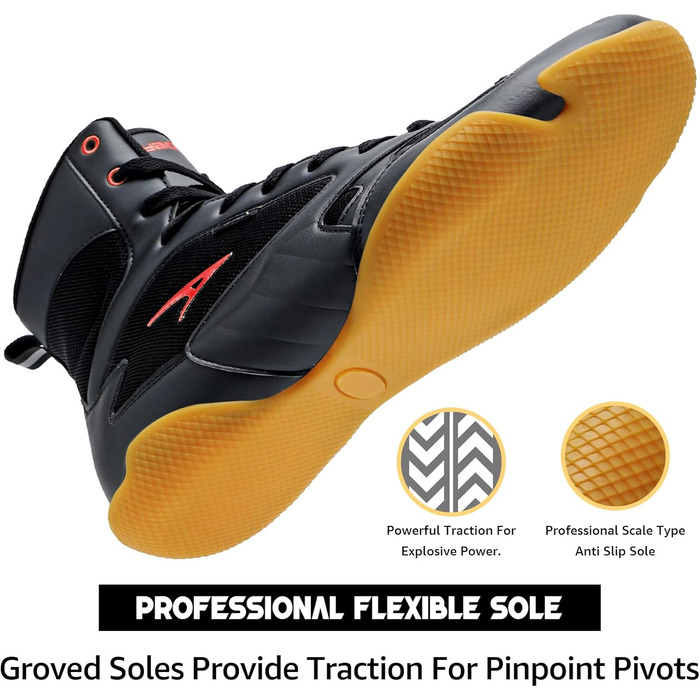 Чоловічі шкарпетки-взуття ASHION для хайкінгу та трейлраннінгу, зимові, водонепроникні, чорно-червоні (42.5 EU)