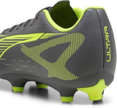 Жіночі футбольні бутси PUMA Ultra 5 Play FG/AG, 36 EU, Matte Aged Silver Yellow Alert Puma Aged Silver