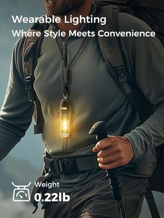 Ліхтар кемпінговий акумуляторний LED Shark з USB, IPX4, 5 кольорів, портативний, для туризму, риболовлі, надзвичайних ситуацій (чорний)