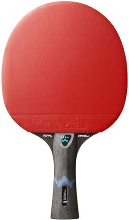 Настільний тенісний ракетка STIGA Royal Crystal, швидкісний, з ITTF-сертифікованим покриттям Star 4, 2,0 мм губка, технологія Crystal, для професійної гри у пінг-понг