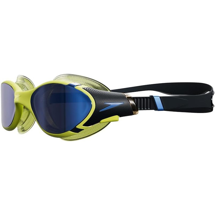 Універсальні окуляри для плавання Speedo Biofuse 2.0, дзеркальні, чорні/сині, розмір універсальний