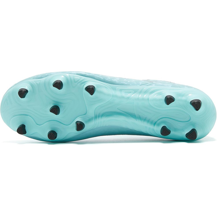 Чоловічі футбольні бутси для гри на траві, легкі, з покращеним зчепленням та комфортом (36 EU, Аквамарин Чорний)
