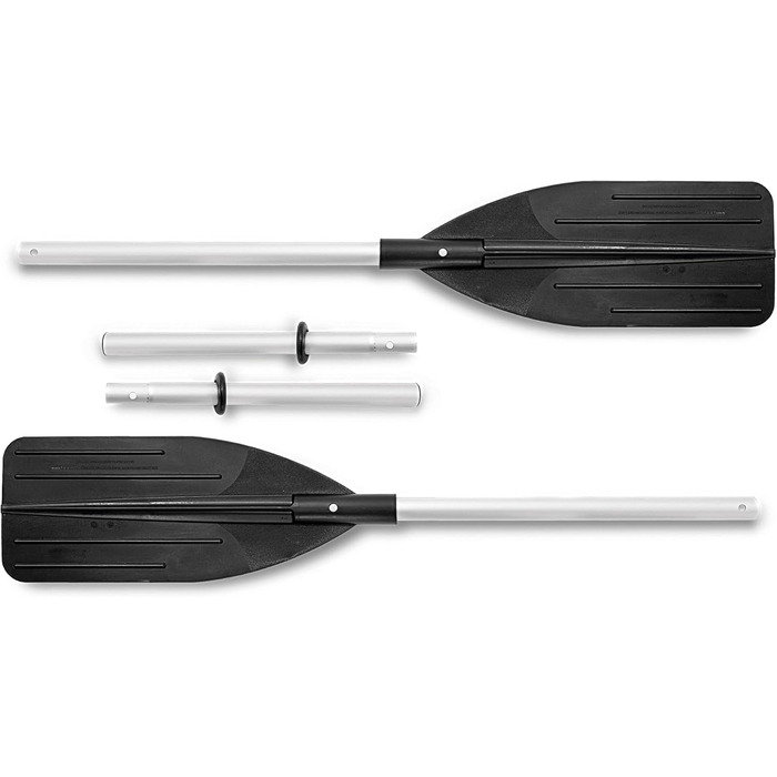 Надувний човен Intex Challenger 3: комплект з 3 шт., 295x137x43 см, блакитний/жовтий, для одного