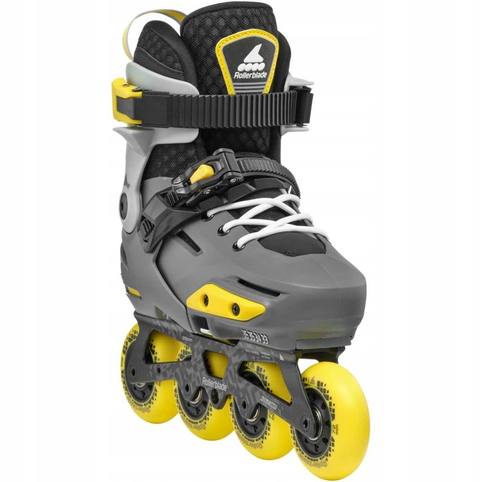 Ролики Rollerblade Apex Charcoal Yellow, розмір 33-36,5