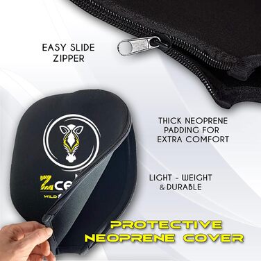 Плекачка для піклболу ZGECKO (Блакитна): Композитна, легка, з серцем з бджолиного дерева та поліпропілену