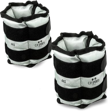 Важкі манжети C.P. Sports для зап'ястя та щиколотки (набір 2 шт.) | Ваги для рук та ніг | 0,5-8 кг | Для фітнесу, бігу, силових тренувань