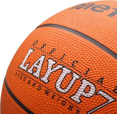 Баскетбольний м'яч Meteor Layup Kinder Mini - для дітей 4-8 років, розмір 7, оранжевий
