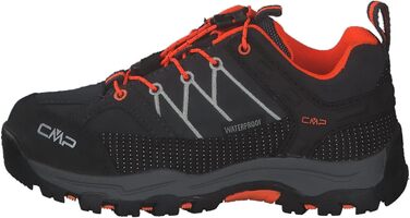 Дитячі трекінгові черевики CMP Rigel Low Wp для хлопчиків, Антрацит/Помаранчевий, 33 EU