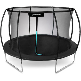 Батут для саду Outdoor, діаметр 244 см (8FT) з захисним оградою та м'якими ніжками. Дитячий батут для активних ігор та фітнесу, витримує до 100 кг.