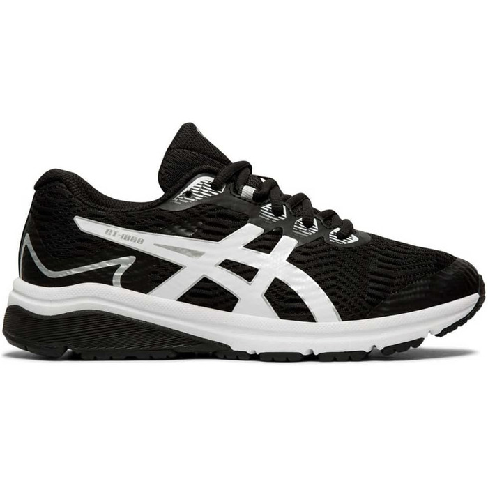 Дитячі кросівки ASICS GT-1000 8 GS чорного та білого кольорів, 35 EU