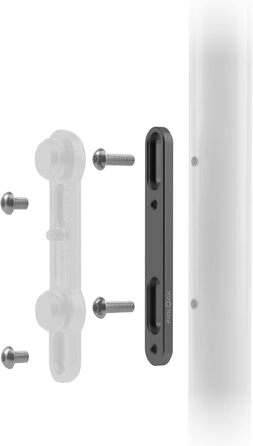 Пляшка для води Fidlock Twist 600 мл, алюмінієва, прозора з чорним з'єднувачем, стандартний розмір
