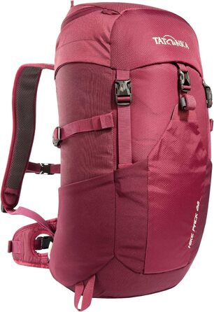 Рюкзак для походів Tatonka Hike Pack 22 л з вентиляцією спини та дощовиком, легкий та зручний туристичний рюкзак, бордовий