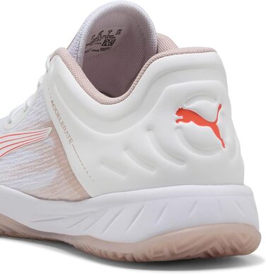 Жіночі кросівки PUMA Accelerate Turbo W+ для залу, 37 EU, білий, червоний, рожевий кварц, альпійський сніг