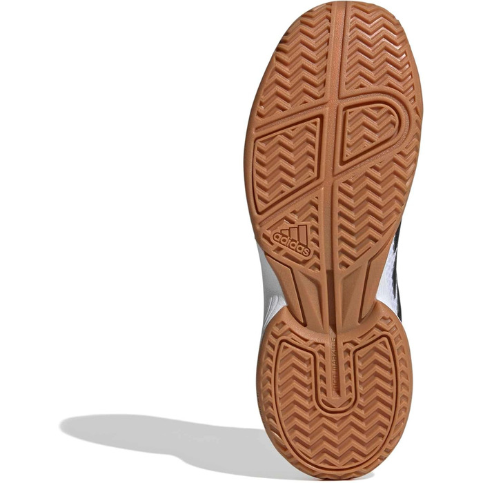 Дитячі кросівки Adidas Ligra 8 для залу (35 EU) - Білий, Чорний