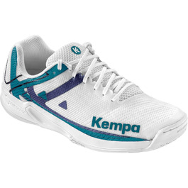 Жіночі гандбольні кросівки Kempa Wing 2.0, розмір 38 EU, білий, блакитний, пурпуровий