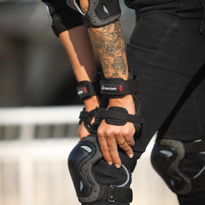 Захисний комплект Rollerblade Skate Gear 3 для дорослих, унісекс, S, чорний