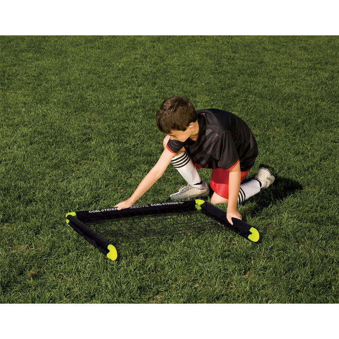 Дитячі розкладні футбольні ворота 90x60x60 см + м'яч та насос — INNOV8