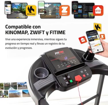 Біговий тренажер FITFIU MC-200: компактний, складний, з LCD-дисплеєм та пульсометром для дому та офісу