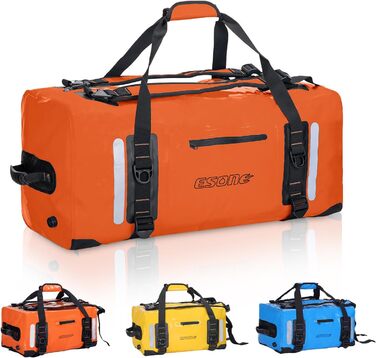 Водонепроникний рюкзак ESONE Dry Bags 60L для каякінгу та подорожей (Оранжевий)