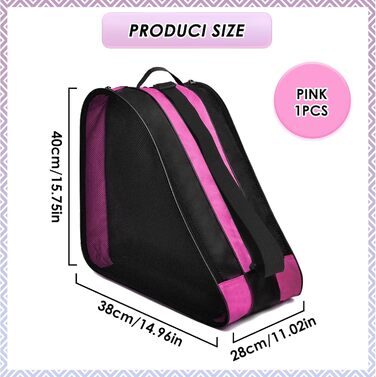 Сумка для роликів та ковзанів для дітей, рожева