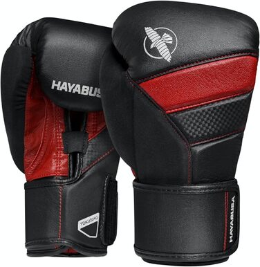 Боксерські рукавички Hayabusa T3 16oz чорні/червоні