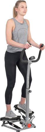Твіст степпер Sunny Health & Fitness для дому, кардіотренажер з еспандерами або кермом, малотравматичний, для всього тіла
