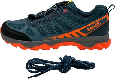 Чоловічі та жіночі трекінгові черевики для хайкінгу та бігу, 46 EU, синьо-помаранчеві