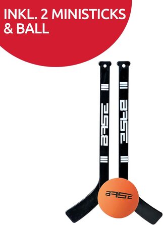 Street-Hockeytor Base 32'' - Розкладне вуличне ворота для хокею, 81x53x30 см, з м'ячем та міні-кічками