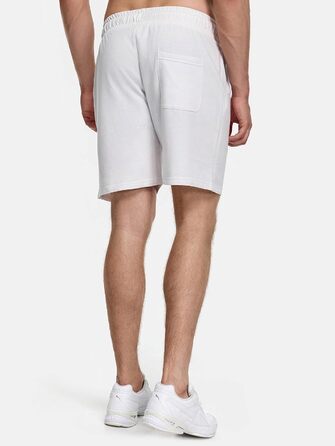 Чоловічі спортивні шорти Tazzio Sweatshorts для фітнесу та тренувань, білі, розмір L
