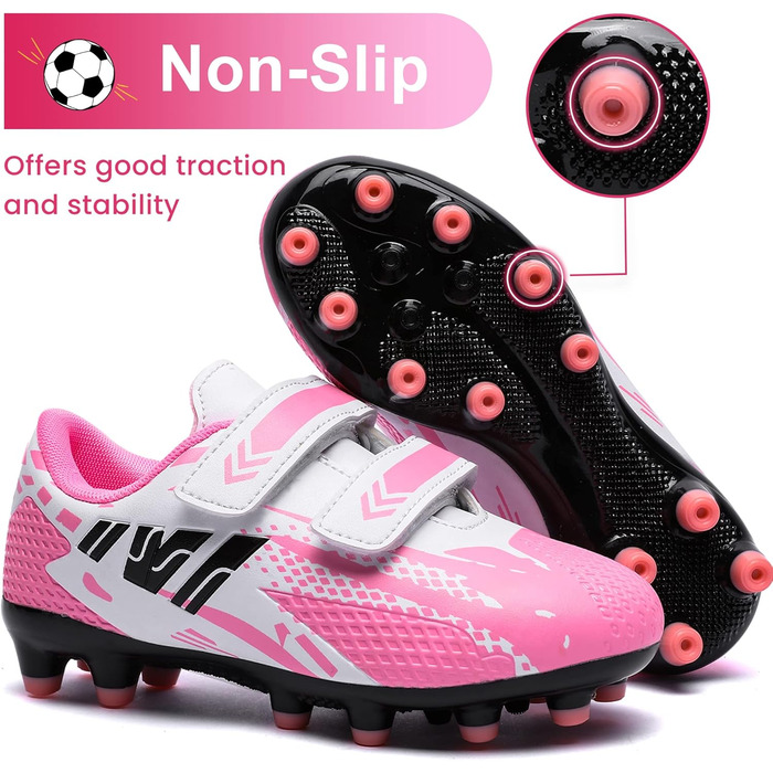 Дитячі футбольні бутси для тренувань та гри на штучному газоні. Зручні, дихаючі, білі, сині, зелені, рожеві. Розміри 28-34 EU