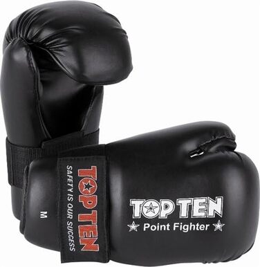 Рукавички для семіконтакту TOP Ten Point Fighter чорні, розмір M