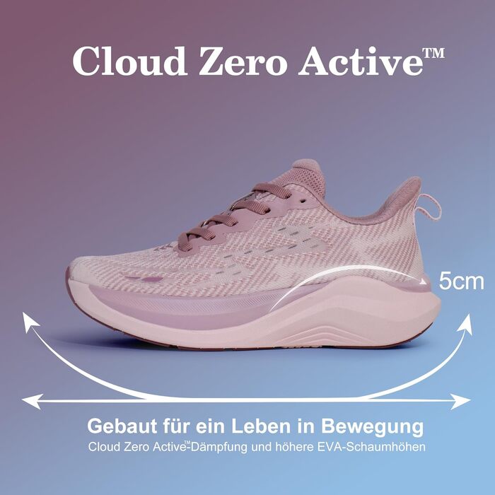 Жіночі кросівки Hawkwell Cloud Zero Active Cushion - біло-рожеві, для тенісу, ходьби, фітнесу, занять спорту (39 EU)