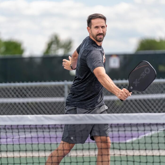 Onix Evoke Premier Pro Raw Carbon Pickleball Paddel Control - Чорний, 14 мм