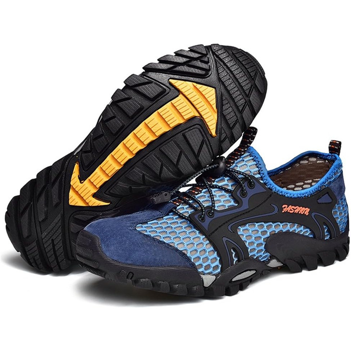 Чоловічі спортивні сандалії FLARUT для туризму та хайкінгу, літні, дихаючі, водонепроникні, блакитні (41 EU)