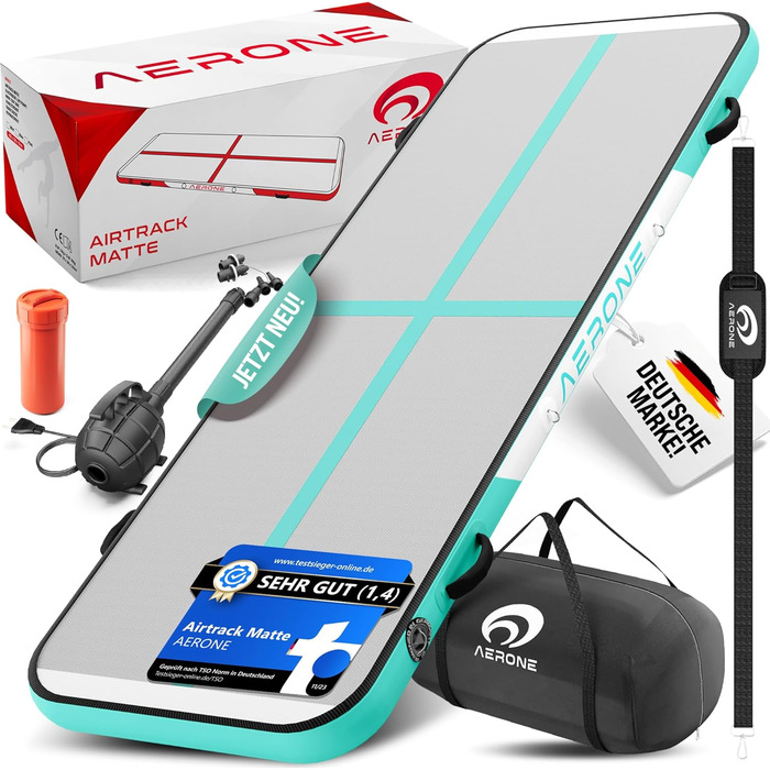 Надувний килимок для гімнастики Airtrack - 3м, 4м, 5м, 6м | Килимок для акробатики, гімнастики вдома та на вулиці | Airtrack