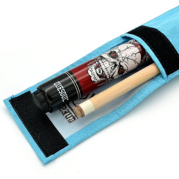 CUESOUL Біліардний кий 19/20/21oz з дерева клен, комплект Rock The World, червоний, 20oz