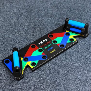 METIS Дошка для віджимань Push Up Board та ручки для віджимань - складана тренувальна екіпіровка | Тренувальний стійка - обладнання для фітнесу в приміщенні